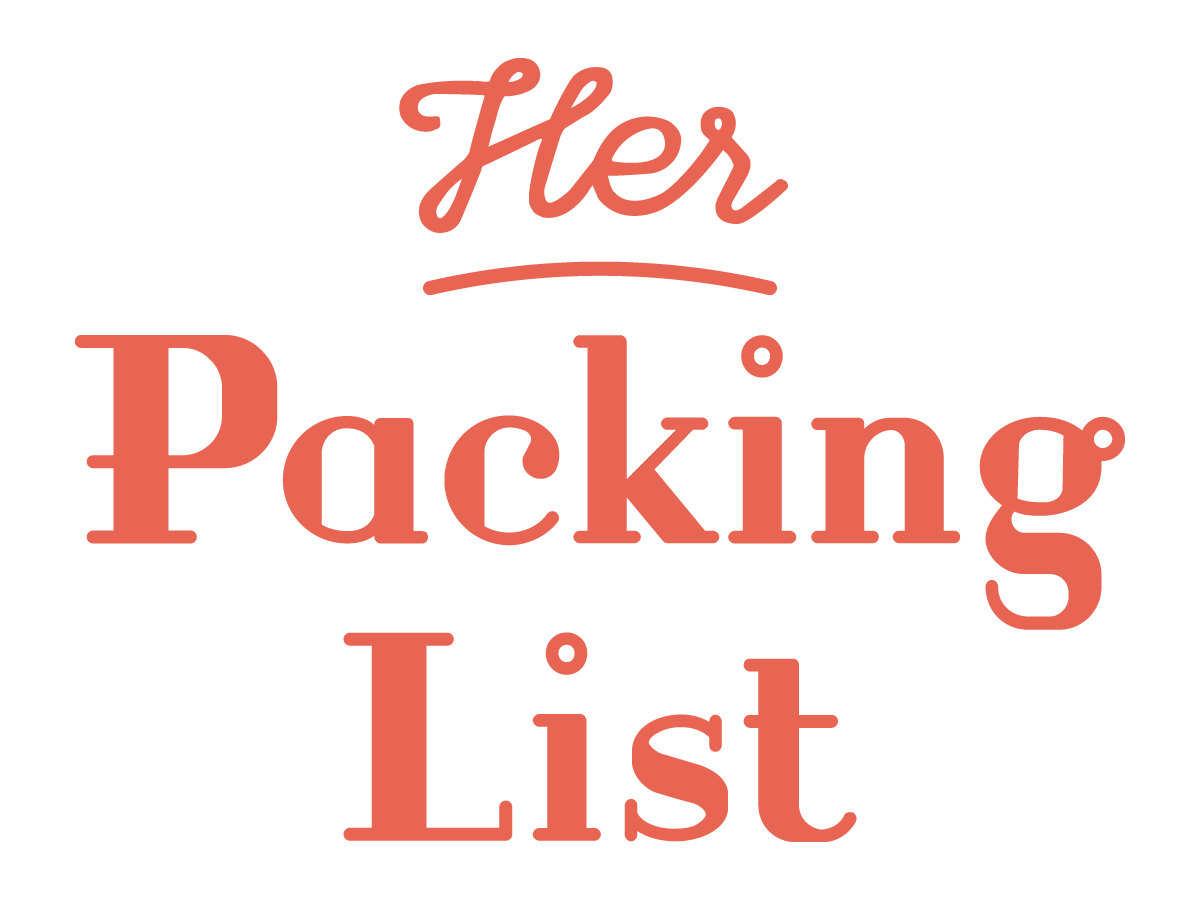 Her Packing List red logo